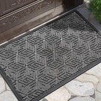 Yimobra Front Door Mat for Outside Entrance, Mix Grey by Yimobra