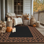 GENIMO Fall Decor Outdoor Rug, Waterproof Plastic Rugs - Image 2