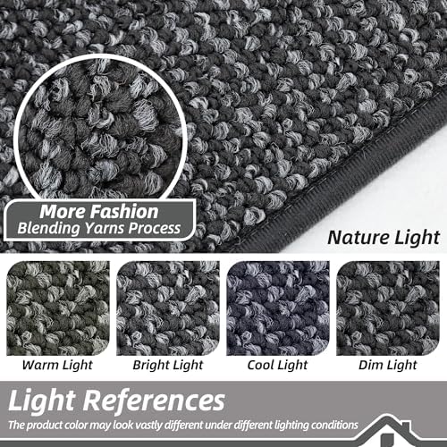 BEQHAUSE Dirt Trapper Door Mat 36"x60", Non-Slip Washable Doormat - Image 5