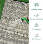 GlowSol 9x12 Outdoor Rug Waterproof Carpet - Image 4