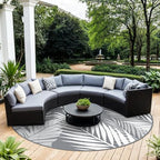 GENIMO Outdoor Rug, Waterproof Plastic Rugs - Image 3