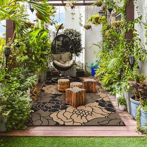 GENIMO Outdoor Rug, Waterproof Plastic Rugs - Image 4