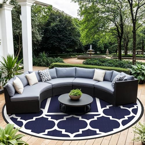 GENIMO Outdoor Rug, Waterproof Plastic Rugs by GENIMO