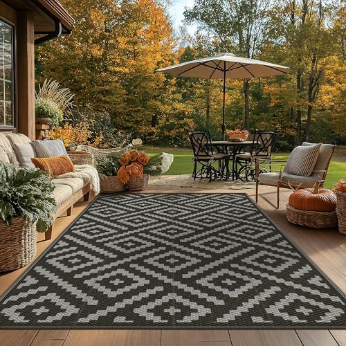 GENIMO Outdoor Rug, Waterproof Plastic Rugs - Image 6