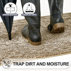 REFETONE Front Door Mat 32"x48", Absorbent Non Slip Indoor Doormat - Image 3