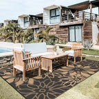 GENIMO Outdoor Rug, Waterproof Plastic Rugs 10'x14' - Image 3