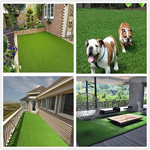 Deluxe Realistic Artificial Grass Turf 5FTX58FT, 1.37" Thick 70 oz Face Weight - Image 6