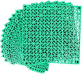 MYFAMIREA Modular Interlocking Cushion 12 Pack 11.8" x 11.8" Rubber Floor Tiles by MYFAMIREA