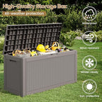Outdoor Storage Box Waterproof, 75 Gallon Deck Box - Image 4