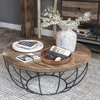 Hipiwe Small Key Basket Bowl for Entryway 7.6" Round Wicker Basket - Image 2
