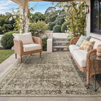 GENIMO Indoor Outdoor Rug, Washable by GENIMO