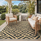 GENIMO Outdoor Rug, Waterproof Plastic Rugs by GENIMO