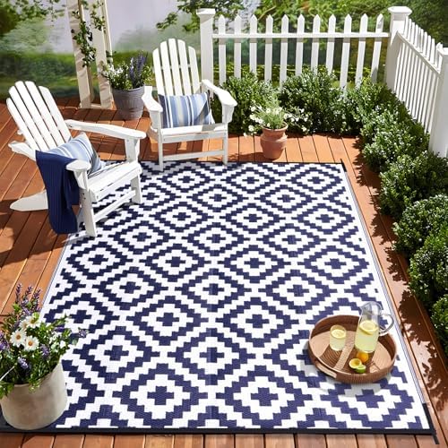 OLANLY Outdoor Rug 6x9 ft Waterproof Reversible Mat by OLANLY
