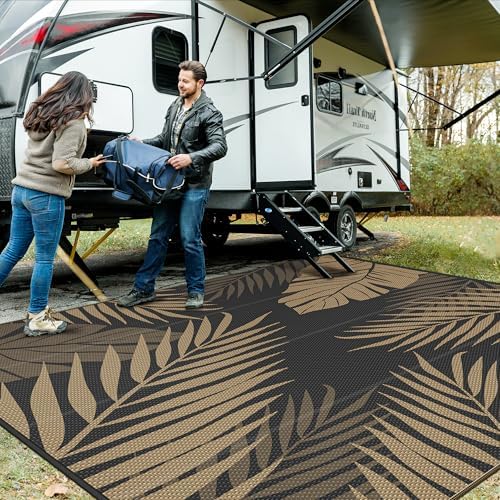 GENIMO Outdoor Rug, Waterproof Plastic Rugs by GENIMO