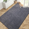 PURRUGS Area Rug, Bluish Grey-Black by PURRUGS