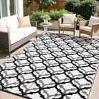 OLANLY Outdoor Rug 8x10 ft Waterproof Reversible Braided Mat by OLANLY