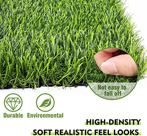Kesfey 12 x 90 Inch Artificial Faux Grass Table Runner Green - Image 6