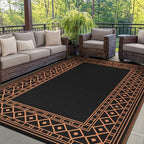 GENIMO Fall Decor Outdoor Rug, Waterproof Plastic Rugs - Image 3
