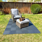 60 Pack Plastic Interlocking Deck Tiles, 60 sq. ft Patio Deck Tile, Dark Gray - Image 4