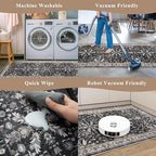 3-Piece Washable Kitchen Rug Set of 3 - Image 7