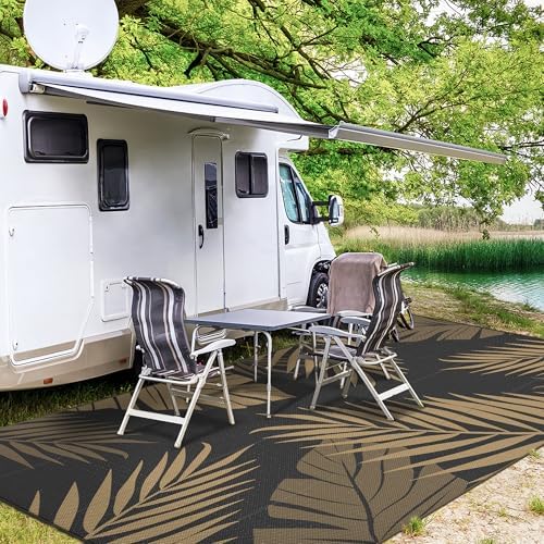 GENIMO Outdoor Rug, Waterproof Plastic Rugs 8'x16' - Image 4