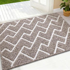 OLANLY Front Door Mat 36x24, Low-Profile Easy Clean Doormat by OLANLY
