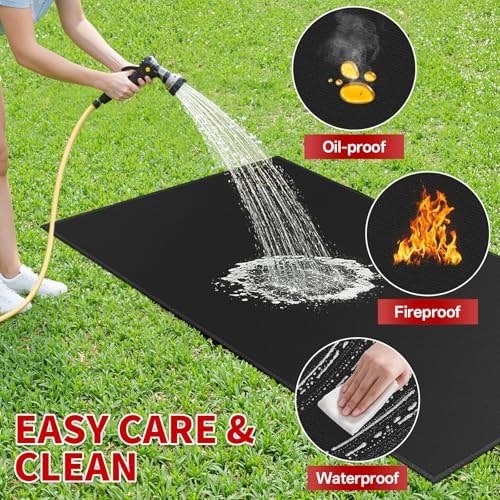 SecuCaptain Under Grill Mat for Outdoor Grill - Image 4