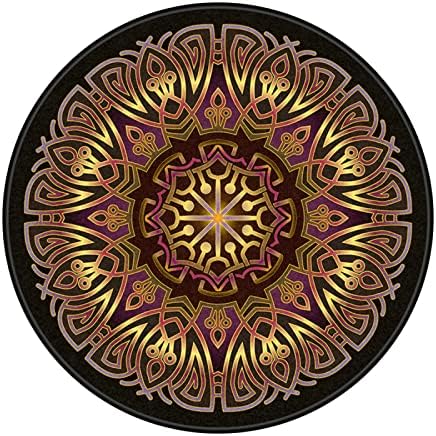 Chair Mat for Hardwood Floor Anti-Slip Floor Protector Round Gaming Computer - Image 2