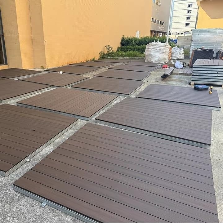 Heavy Duty Adjustable Height Decking Platform – Wood Plastic Composite Modular - Image 4
