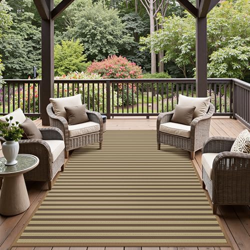 GENIMO Outdoor Rug, Waterproof Plastic Rugs - Image 3
