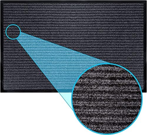 LuxUrux Striped Gray Door Mat - Image 3
