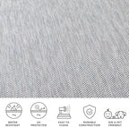 SAFAVIEH Outdoor Round Rug 6'7" - Image 6