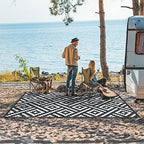 GENIMO Outdoor Rug, Waterproof Plastic Rugs - Image 2