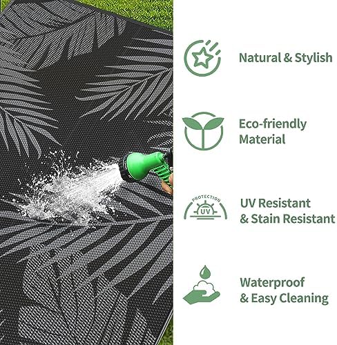 GENIMO Outdoor Rug, Waterproof Plastic Rugs - Image 6