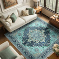 RELEANY Washable Area Rug, Square 6'x6' by RELEANY