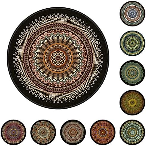 Chair Mat for Hardwood Floor Anti-Slip Floor Protector Round Gaming Computer - Image 2