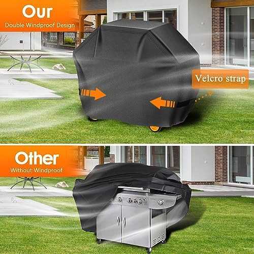 Aoretic Grill Cover 52 inches 600D 4.0 LB Heavy Duty - Image 5