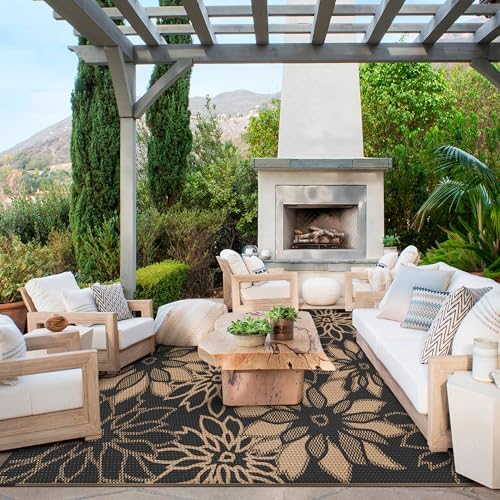 GENIMO Outdoor Rug, Waterproof Plastic Rugs - Image 4
