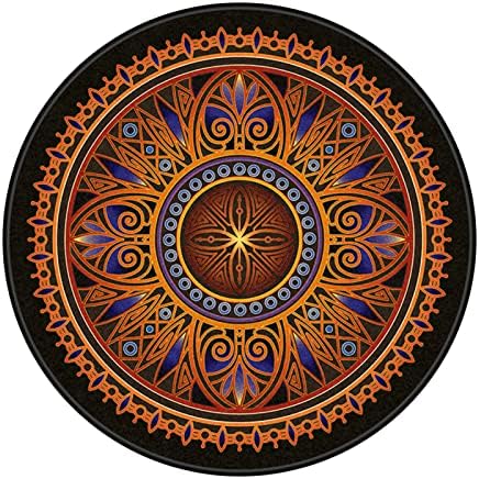 Chair Mat for Hardwood Floor Anti-Slip Floor Protector Round Gaming Computer - Image 2