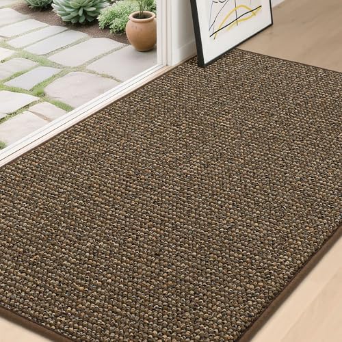 BEQHAUSE Dirt Trapper Door Mat 36" x 60", Non-Slip Washable Doormats by BEQHAUSE