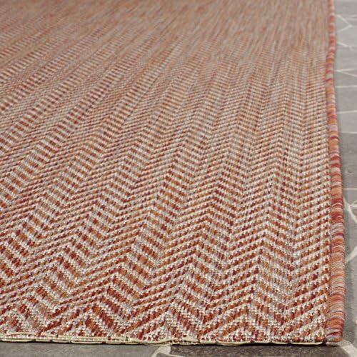 SAFAVIEH Outdoor Square Rug 5'3" - Image 4