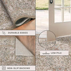 Moss Green Washable 2x4 Entry Rug - Image 4