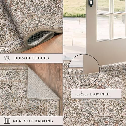 Moss Green Washable 2x3 Entry Rug - Image 4