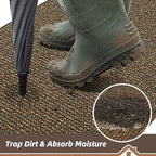 BEQHAUSE Dirt Trapper Door Mat 36" x 60", Non-Slip Washable Doormats - Image 3