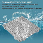 12” x 12” Drainage Interlocking Floor Mats 12 Pack - Image 5