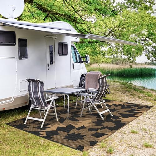 GENIMO Outdoor Rug, Waterproof Plastic Rugs - Image 5