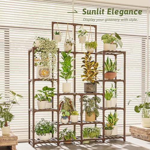 GENTINGBRO Plant Stand Indoor Outdoor 63" Tall Plant Shelf - Image 6