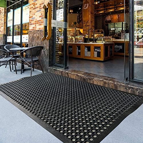 Outside Rubber Floor Mats Anti Slip Commercial Resturant Drainage Mat - Image 2