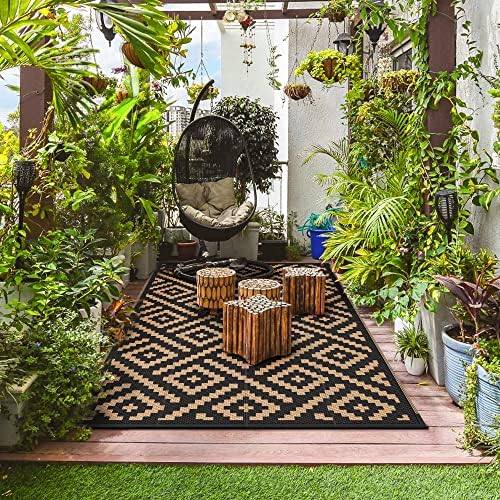 GENIMO Outdoor Rug, Waterproof Plastic Rugs - Image 3