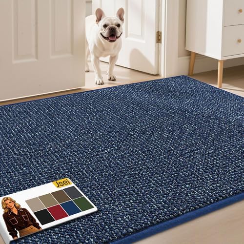 JSEI Dirt Trapper Door Mat 36" x 60", Non-Slip Washable Doormats by JSEI